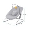 Kinderkraft Calmee Hintázó Pihenőszék 0 Hónapostól 9 kg-ig - Könnyű és Csendes Baba Pihenő Hinta Ergonomikus Üléssel és Letisztult Kialakítással