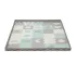 Kinderkraft Luno Shapes Habosított Puzzle Játszóalátét 185x165cm Mentol, 30db - Prémium Vastag EVA Hab Babaszőnyeg