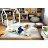 Kinderkraft Luno Shapes Prémium Habosított Puzzle Alátét 185x165cm Sárga - 30 Darabos Játszószőnyeg Szett Formákkal, Puha és Biztonságos Felület Babáknak