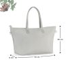 Kinderkraft Select Treasurebag Prémium Pelenkázótáska Light Grey Nature Vibes - Több Rekeszes Baba-Mama Táska Hőszigetelt Zsebbel és Pelenkázó Alátéttel
