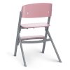 Kinderkraft Select LIVY 3in1 Etetőszék Aster Pink - Prémium Magas Etetőszék Újszülöttkortól, Átalakítható Gyerekszékké, Ergonomikus és Tartós Kialakítással