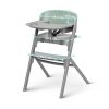 Kinderkraft Select LIVY 3in1 Etetőszék Olive Green - Prémium Átalakítható Etetőszék Újszülöttkortól, Gyerekszékké Alakítható, Ergonomikus Kialakítással és Olívazöld Színben