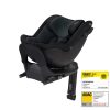 Kinderkraft Select I-GUARD i-Size Autósülés 40-105cm Grafit Fekete - Prémium Forgatható Gyerekülés ISOFIX Rögzítéssel, Újszülöttkortól 18 kg-ig, Elegáns Sötétszürke Kivitelben