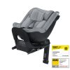 Kinderkraft Select I-GUARD i-Size Autósülés 40-105cm Cool Grey - Prémium Forgatható Gyerekülés ISOFIX Rögzítéssel, Újszülöttkortól 18 kg-ig, Elegáns Szürke Kivitelben