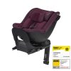 Kinderkraft Select I-GUARD i-Size Autósülés 40-105cm Cherry Pearl - Prémium Forgatható Gyerekülés ISOFIX Rögzítéssel, Újszülöttkortól 18 kg-ig