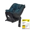 Kinderkraft Select I-GUARD i-Size Autósülés 40-105cm Harbor Blue - Prémium Forgatható Gyerekülés ISOFIX Rögzítéssel, Újszülöttkortól 18 kg-ig, Stílusos Kék Kivitelben