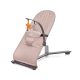 Kinderkraft Mimi Hintázó Pihenőszék Beige - Könnyű és Kényelmes Baba Pihenőszék Természetes Hintamozgással, Újszülötteknek 9 kg-ig