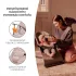 Kinderkraft Mimi Hintázó Pihenőszék Beige - Könnyű és Kényelmes Baba Pihenőszék Természetes Hintamozgással, Újszülötteknek 9 kg-ig