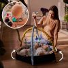 Kinderkraft Smartplay Sea Fejlesztő Játszószőnyeg Játékívvel - Tengeri Témájú Interaktív Babaszőnyeg Levehető Játékokkal és Tükörrel, Érzékszervi Fejlődéshez