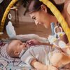 Kinderkraft Smartplay Sea Fejlesztő Játszószőnyeg Játékívvel - Tengeri Témájú Interaktív Babaszőnyeg Levehető Játékokkal és Tükörrel, Érzékszervi Fejlődéshez