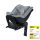 Kinderkraft Select I-GUARD PRO i-Size Autósülés 61-105cm Cool Grey - Prémium Előre és Hátrafelé Néző Gyerekülés ISOFIX Rögzítéssel, 15 Hónapos Kortól 18 kg-ig
