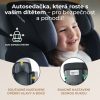 Kinderkraft Select XPAND 2 i-Size Autósülés 100-150cm Graphite Black - Prémium ISOFIX Gyerekülés 3-12 Éves Korig, Állítható Szélesség és Magasság, Elegáns Fekete Kivitelben
