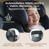 Kinderkraft Select XPAND 2 i-Size Autósülés 100-150cm Graphite Black - Prémium ISOFIX Gyerekülés 3-12 Éves Korig, Állítható Szélesség és Magasság, Elegáns Fekete Kivitelben