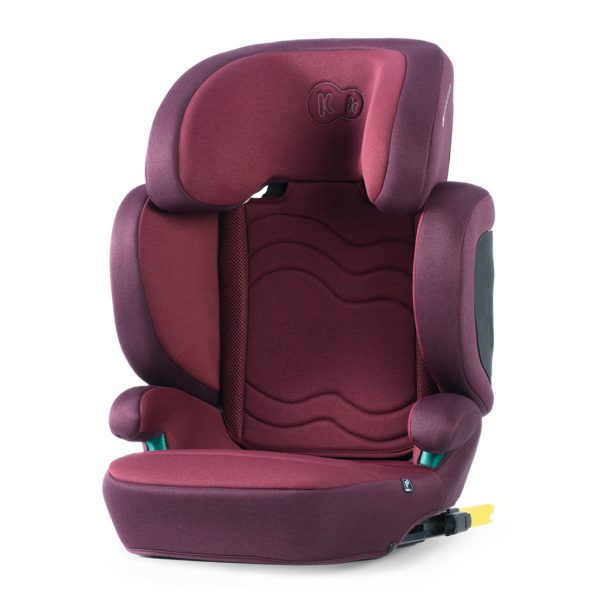 Kinderkraft Select XPAND 2 i-Size Autósülés 100-150cm Cherry Pearl - Prémium ISOFIX Gyerekülés 3-12 Éves Korig, Szélességben és Magasságban Állítható, Elegáns Bordó Színben