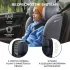 Kinderkraft Oneto3 i-Size Autósülés 76-150cm Grafit Fekete - ISOFIx, Top Tether, Állítható Fejtámla és Oldalvédelemmel, 15 Hónapostól 12 Éves Korig