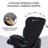 Kinderkraft Oneto3 i-Size Autósülés 76-150cm Grafit Fekete - ISOFIx, Top Tether, Állítható Fejtámla és Oldalvédelemmel, 15 Hónapostól 12 Éves Korig