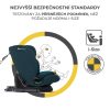Kinderkraft Oneto3 i-Size Autósülés 76-150cm Cool Grey - Biztonságos ISOFIX Gyerekülés 15 Hónapostól 12 Éves Korig, Állítható Fejtámlával és Modern Szürke Kivitelben