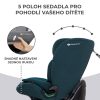 Kinderkraft Oneto3 i-Size Autósülés 76-150cm Cool Grey - Biztonságos ISOFIX Gyerekülés 15 Hónapostól 12 Éves Korig, Állítható Fejtámlával és Modern Szürke Kivitelben