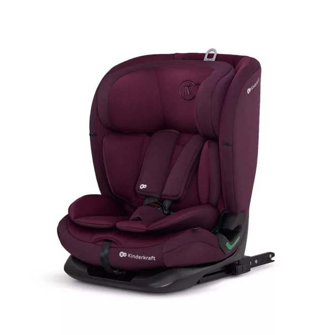 Kinderkraft Oneto3 i-Size Autósülés 76-150cm Cherry Pearl - ISOFIx, Top Tether, 18 Pozíciós Fejtámla és Oldalvédelemmel, 15 Hónapostól 12 Éves Korig