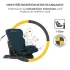 Kinderkraft Oneto3 i-Size Autósülés 76-150cm Harbor Kék - ISOFIx, Top Tether, 18 Pozíciós Fejtámla és Oldalvédelemmel, 15 Hónapostól 12 Éves Korig