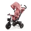 Kinderkraft Aveo Háromkerekű Tricikli Rose Pink - Könnyen Irányítható Multifunkciós Gyerek Tricikli Szülőkarral, Napellenzővel és Lábttartóval, 9 Hónapos Kortól
