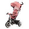 Kinderkraft Aston Háromkerekű Tricikli Rose Pink - Multifunkciós Gyerek Tricikli Szülőkarral, Dönthető Háttámlával és Napellenzővel, 9 Hónapos Kortól