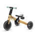 Kinderkraft 4Trike Háromkerekű Tricikli Sunflower Blue - Könnyű és Összecsukható Futóbicikli-Tricikli Kombináció 1 Éves Kortól, Beltéri és Kültéri Használatra
