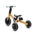 Kinderkraft 4Trike Háromkerekű Tricikli Sunflower Blue - Könnyű és Összecsukható Futóbicikli-Tricikli Kombináció 1 Éves Kortól, Beltéri és Kültéri Használatra