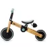 Kinderkraft 4Trike Háromkerekű Tricikli Sunflower Blue - Könnyű és Összecsukható Futóbicikli-Tricikli Kombináció 1 Éves Kortól, Beltéri és Kültéri Használatra