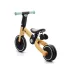 Kinderkraft 4Trike Háromkerekű Tricikli Sunflower Blue - Könnyű és Összecsukható Futóbicikli-Tricikli Kombináció 1 Éves Kortól, Beltéri és Kültéri Használatra