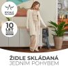 Kinderkraft Foldee Összecsukható Etetőszék Zöld - Könnyű, Stabil és Kompakt Etetőszék Kivehető Tálcával, Utazáshoz és Otthoni Használatra