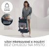 Kinderkraft Foldee Összecsukható Etetőszék Zöld - Könnyű, Stabil és Kompakt Etetőszék Kivehető Tálcával, Utazáshoz és Otthoni Használatra
