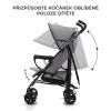 Kinderkraft Tik Könnyű Golf Babakocsi Stone Grey - Kompakt Összecsukható Babakocsi 6 Hónapos Kortól, Napellenzővel és Állítható Háttámlával