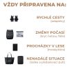 Kinderkraft Prime 2 az 1-ben Kombinált Multifunkciós Babakocsi Black - Újszülöttkortól Sportüléssé Alakítható, Prémium Rugózással és Tágas Mózeskosárral