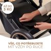 Kinderkraft Prime 2 az 1-ben Kombinált Multifunkciós Babakocsi Black - Újszülöttkortól Sportüléssé Alakítható, Prémium Rugózással és Tágas Mózeskosárral