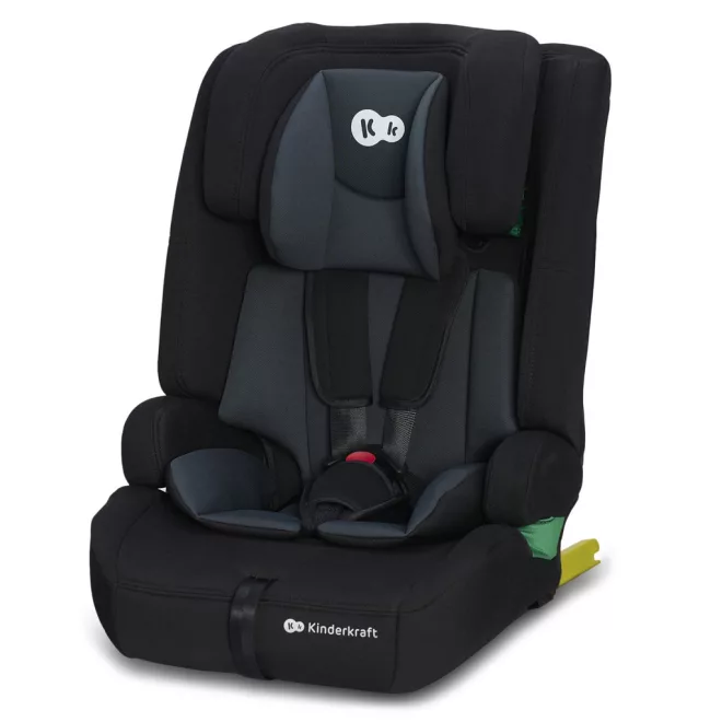 Kinderkraft Safety Fix 2 i-Size Autósülés 76-150cm Fekete - Biztonságos, ISOFIx Rögzítésű és Kényelmes Gyerekülés