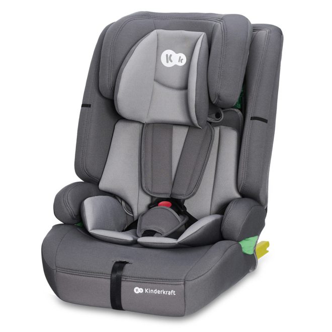 Kinderkraft Safety Fix 2 i-Size Autósülés 76-150cm Szürke - Biztonságos, ISOFIX Rögzítésű és Kényelmes Gyerekülés