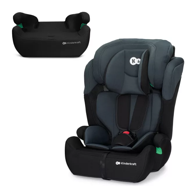 Kinderkraft Comfort Up i-Size Autósülés 76-150cm Fekete - Biztonságos, Állítható és Kényelmes Gyerekülés
