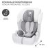 Kinderkraft Comfort Up i-Size Autósülés 76-150cm Szürke - Kényelmes és Állítható Gyerekülés 15 Hónapostól 12 Éves Korig, Modern Szürke Kivitelben