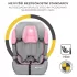 Kinderkraft Comfort Up i-Size Autósülés 76-150cm Rózsaszín - Biztonságos, Állítható és Kényelmes Gyerekülés