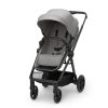 Kinderkraft Newly 3 az 1-ben Kombinált Multifunkciós Babakocsi Moonlight Grey + Mink PRO Hordozóval - Mózeskosár, Sportülés és Autós Hordozó Egyben, Könnyű és Kompakt Váz