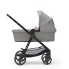 Kinderkraft Newly 3 az 1-ben Kombinált Multifunkciós Babakocsi Moonlight Grey + Mink PRO Hordozóval - Mózeskosár, Sportülés és Autós Hordozó Egyben, Könnyű és Kompakt Váz