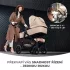 Kinderkraft NEWLY 4in1-ben Kombinált Babakocsi Classic Grey + MINK PRO Autósülés - Multifunkciós Rendszer, Újszülöttkortól Hosszú Távú Használatra