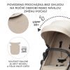 Kinderkraft Newly 4 az 1-ben Kombinált Multifunkciós Babakocsi Classic Beige + Mink PRO Hordozóval - Mózeskosár, Sportülés, Autós Hordozó és ISOFIX Alap Egyben, Kompakt és Elegáns Bézs Kivitelben