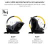 Kinderkraft I-Grow i-Size Autósülés 40-150cm Szürke - 360°-ban Forgatható ISOFIX Gyerekülés Újszülöttkortól 12 Éves Korig, Állítható Fejtámlával és Modern Szürke Kivitelben