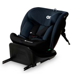   Kinderkraft I-Grow i-Size Autósülés 40-150cm Black - 360°-ban Forgatható ISOFIX Gyerekülés Újszülöttkortól 12 Éves Korig, Állítható Fejtámlával és Elegáns Fekete Kivitelben