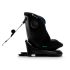 Kinderkraft I-Grow i-Size Autósülés 40-150cm Black - 360°-ban Forgatható ISOFIX Gyerekülés Újszülöttkortól 12 Éves Korig, Állítható Fejtámlával és Elegáns Fekete Kivitelben