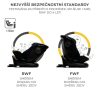 Kinderkraft I-Grow i-Size Autósülés 40-150cm Black - 360°-ban Forgatható ISOFIX Gyerekülés Újszülöttkortól 12 Éves Korig, Állítható Fejtámlával és Elegáns Fekete Kivitelben