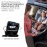 Kinderkraft I-Grow i-Size Autósülés 40-150cm Black - 360°-ban Forgatható ISOFIX Gyerekülés Újszülöttkortól 12 Éves Korig, Állítható Fejtámlával és Elegáns Fekete Kivitelben