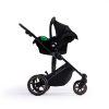 Kinderkraft Select Prime 2 3 az 1-ben Kombinált Prémium Babakocsi Venezian Black - Mózeskosár, Sportülés és Autós Hordozó Egyben, Könnyű Alumínium Vázzal és Elegáns Fekete Kivitelben